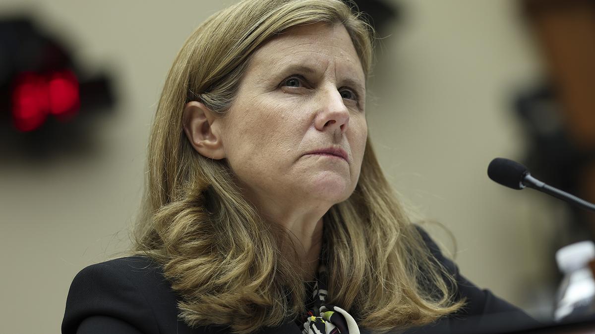 Liz Magill, President of University of Pennsylvania, testifies before the House Education and Workforce Committee at the Rayburn House Office Building on Dec. 5, 2023, in Washington, DC. The Committee held a hearing to investigate antisemitism on college campuses. (Kevin Dietsch/Getty Images/TNS)