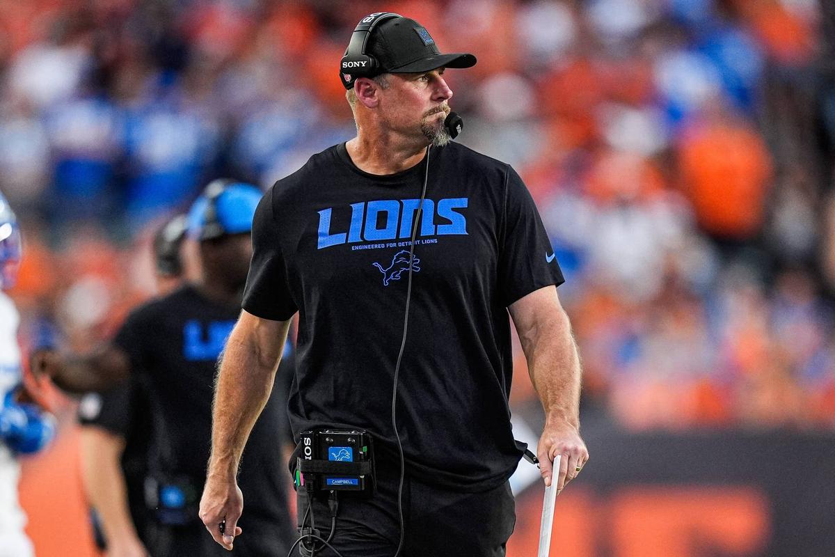  Detroit Lions head coach Dan Campbell. Junfu Han / USA TODAY NETWORK via Imagn Images