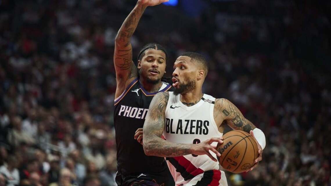 Damian Lillard shines in return to Blazers during rout of Suns 