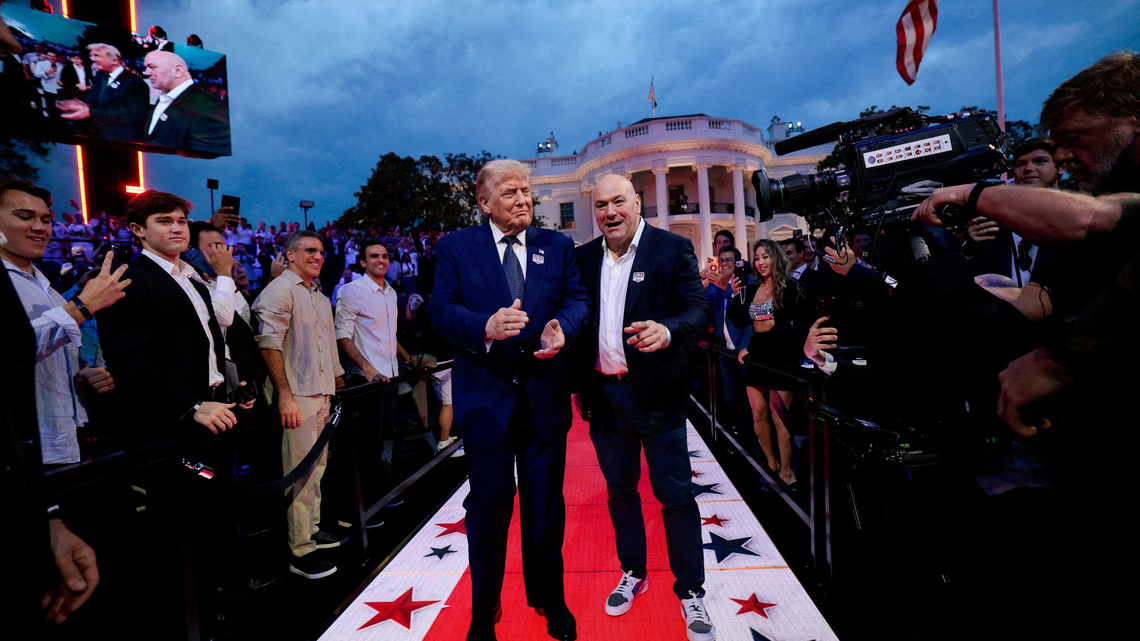 White House's UFC fights concentrate Trump's sporting, political and economic power 