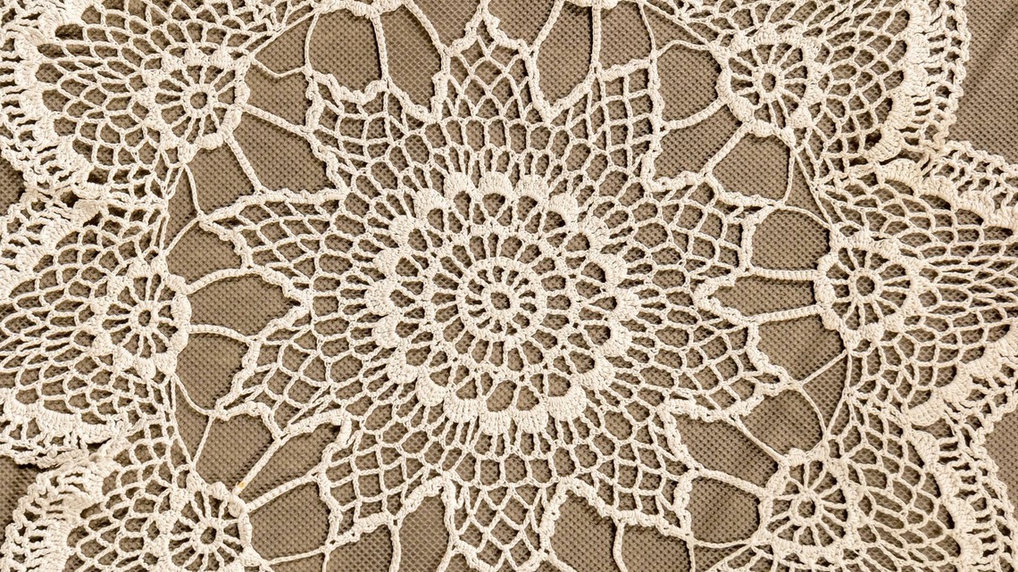 A Pretty Doily Makes This Easy Wreath Look Like an Antique Treasure