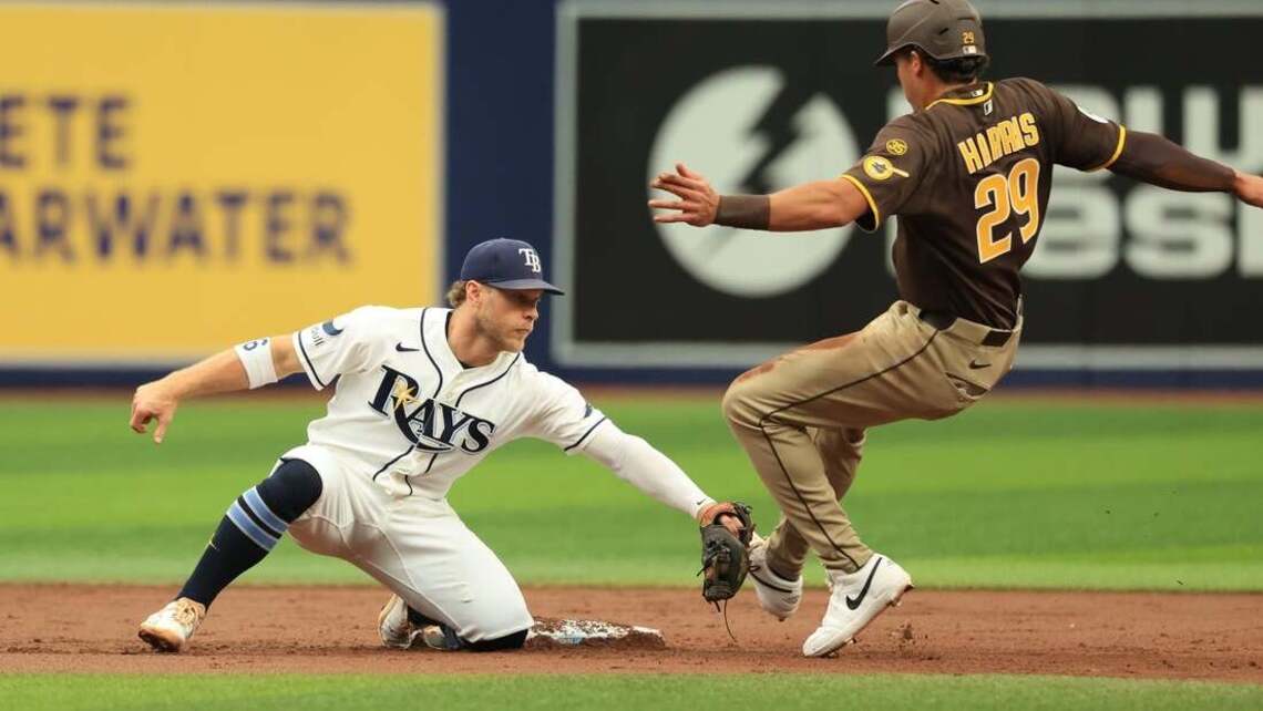 Rays walk off Padres in 11 after tying HR in 9th against Mason Miller