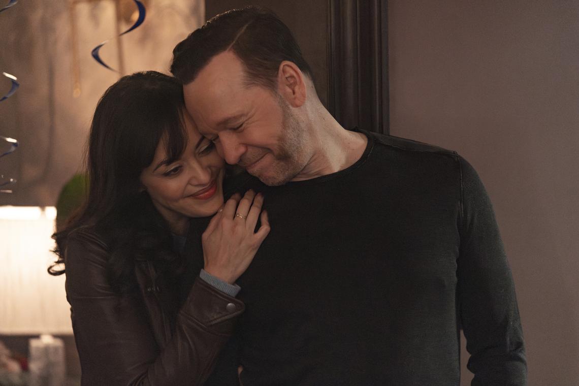 "For Those Who Weren\'t Heard" -- Coverage of the CBS Original Series BOSTON BLUE, scheduled to air on the CBS Television Network. Pictured L to R: Marisa Ramirez as Maria Baez and Donnie Wahlberg as Danny Reagan. Photo: John Medland/CBS ©2026 CBS Broadcasting, Inc. All Rights Reserved.