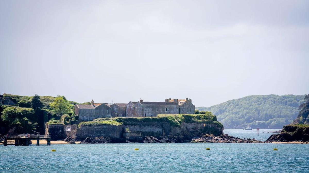 Drakes Island in Plymouth, England is for sale again. (William Dax via SWNS). 