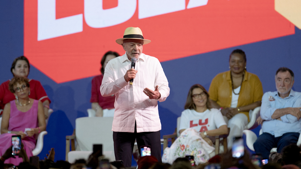 Lula's lead narrows as son faces corruption probe ahead of Brazil election 
