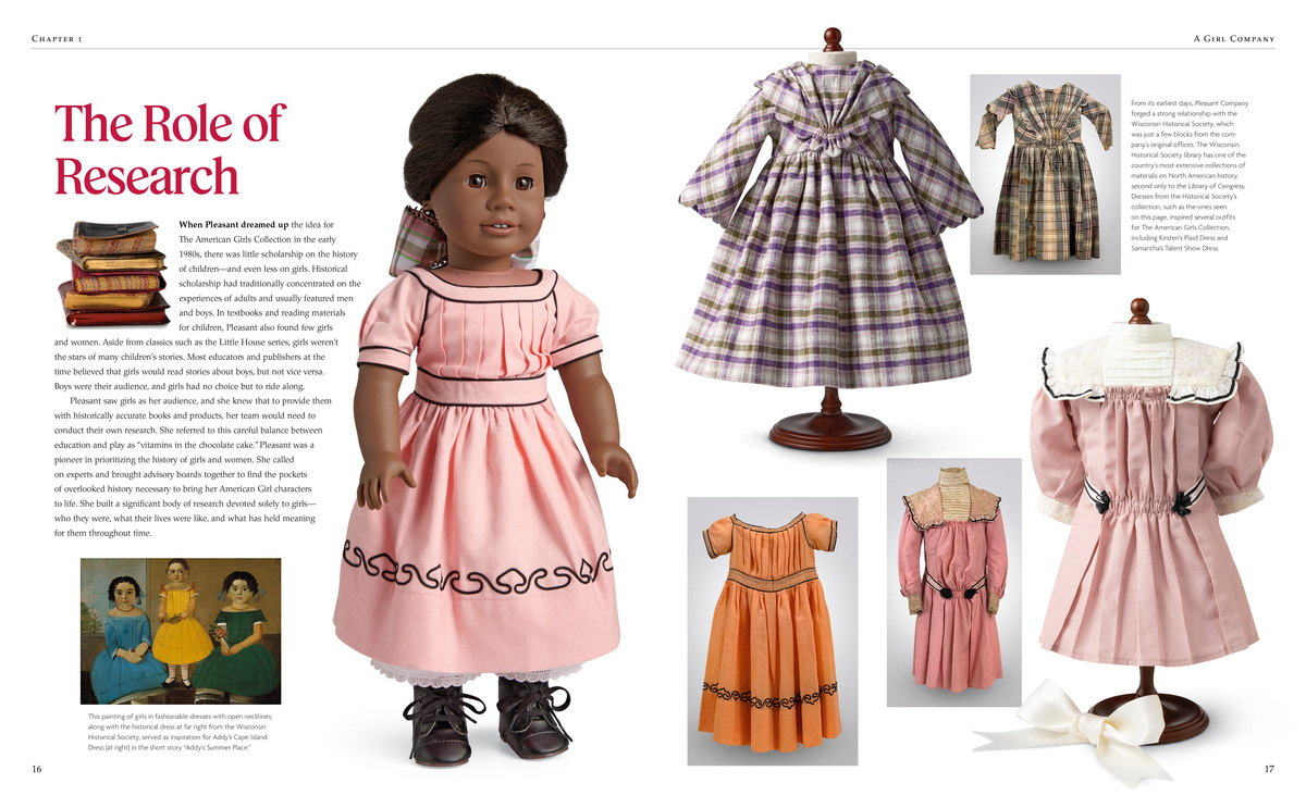 "The Making of American Girl" describes the research process for the original historic dolls, including Addy Walker.