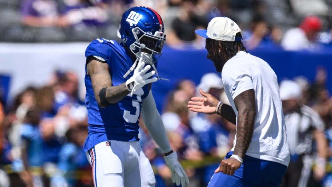 Giants WR Malik Nabers keeps Week 1 status quiet, praises OBJ for leadership 