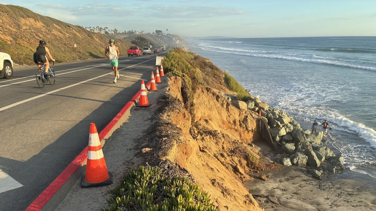 Emergency declared to save Highway 101 from beach erosion in Carlsbad, California