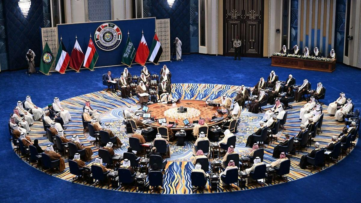 Leaders attend the 45th Gulf Cooperation Council Summit in Kuwait City, Kuwait on Dec.01, 2024. 