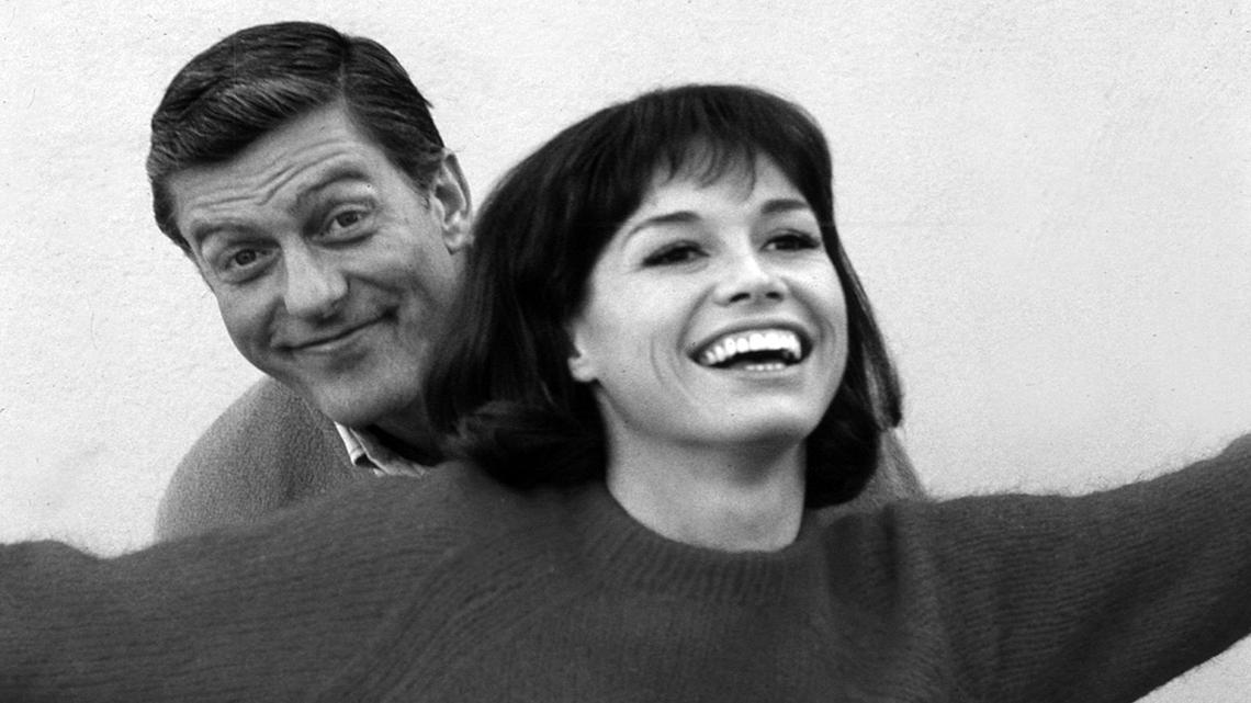 Dick Van Dyke and Mary Tyler Moore in 1966.