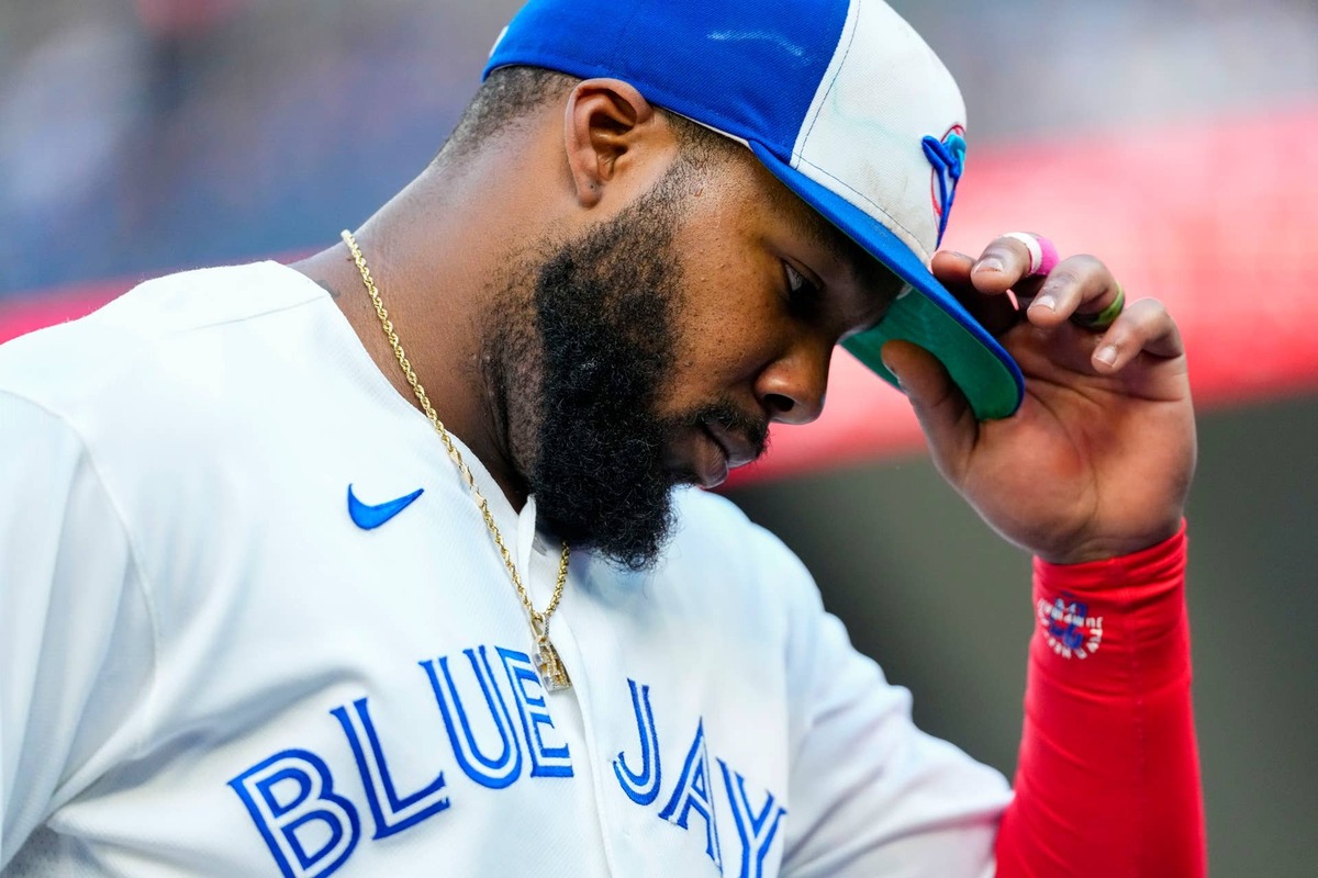  Toronto Blue Jays first baseman Vladimir Guerrero Jr. (27) Kevin Sousa-Imagn Images
