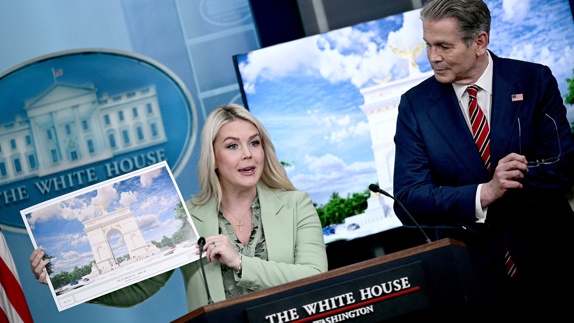 Plans for Trump's Triumphal Arch ‘horrifically flawed,' nonprofit says in new filing 