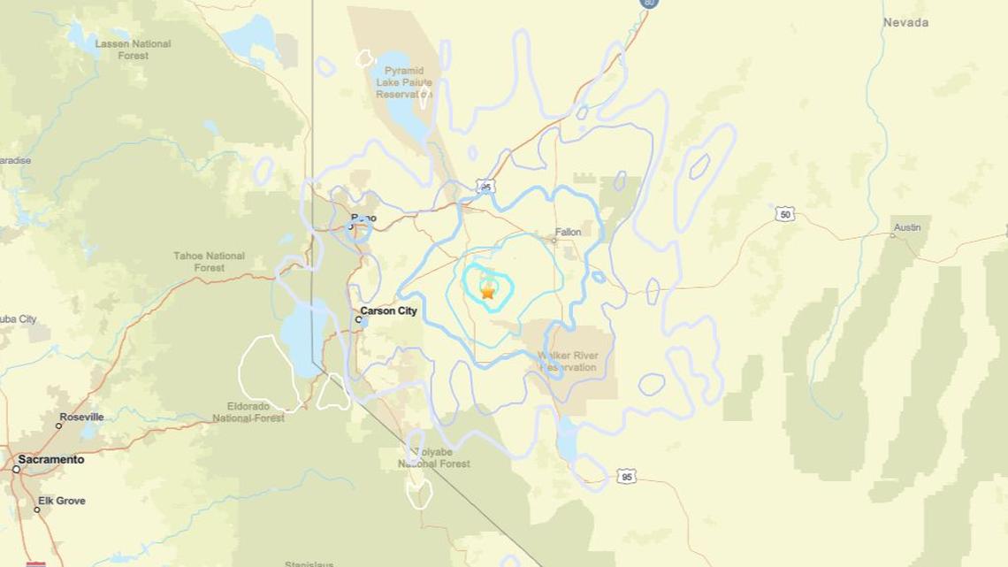 Update: 3.5 magnitude earthquake registered near Silver Springs, NV on April 22 