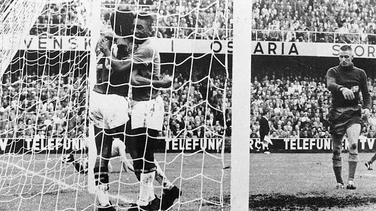  Pelé enjoyed one of the great World Cup campaigns in 1958. | AFP/Getty Images 