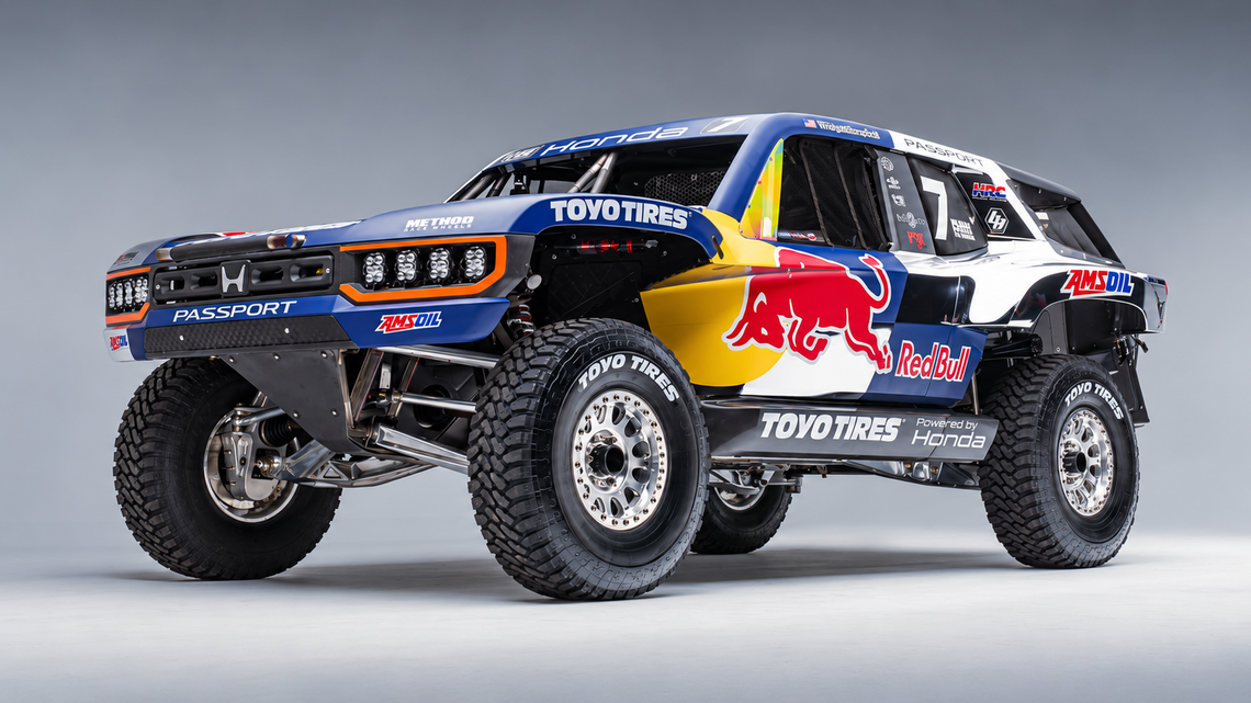 Honda's 1,300-HP Hybrid Passport Baja Spec Takes Aim at Trophy Truck Racing 
