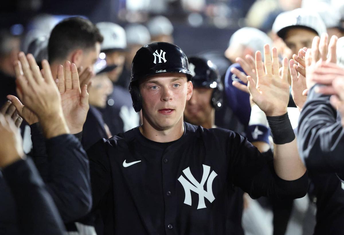  New York Yankees first baseman Ben Rice Kim Klement Neitzel-Imagn Images
