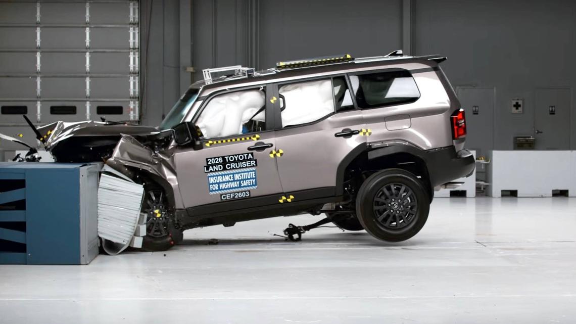 Toyota Land Cruiser Is Tough, But One Crash Test Exposed A Weak Spot 