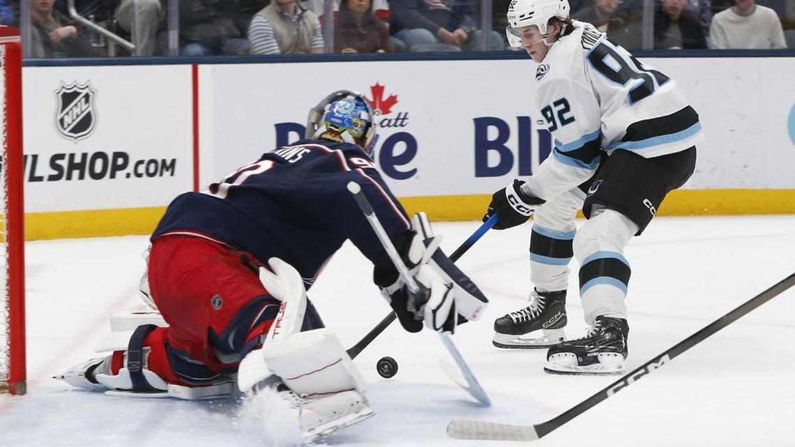 Cooley buries overtime winner to power Mammoth past Blue Jackets 