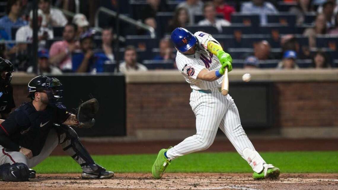 Mets rack up 19 hits, 14 runs in demolition of Braves 