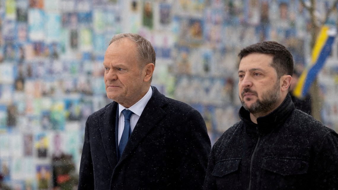 Poland's Tusk says Ukraine wants to lower tension, should confront history 