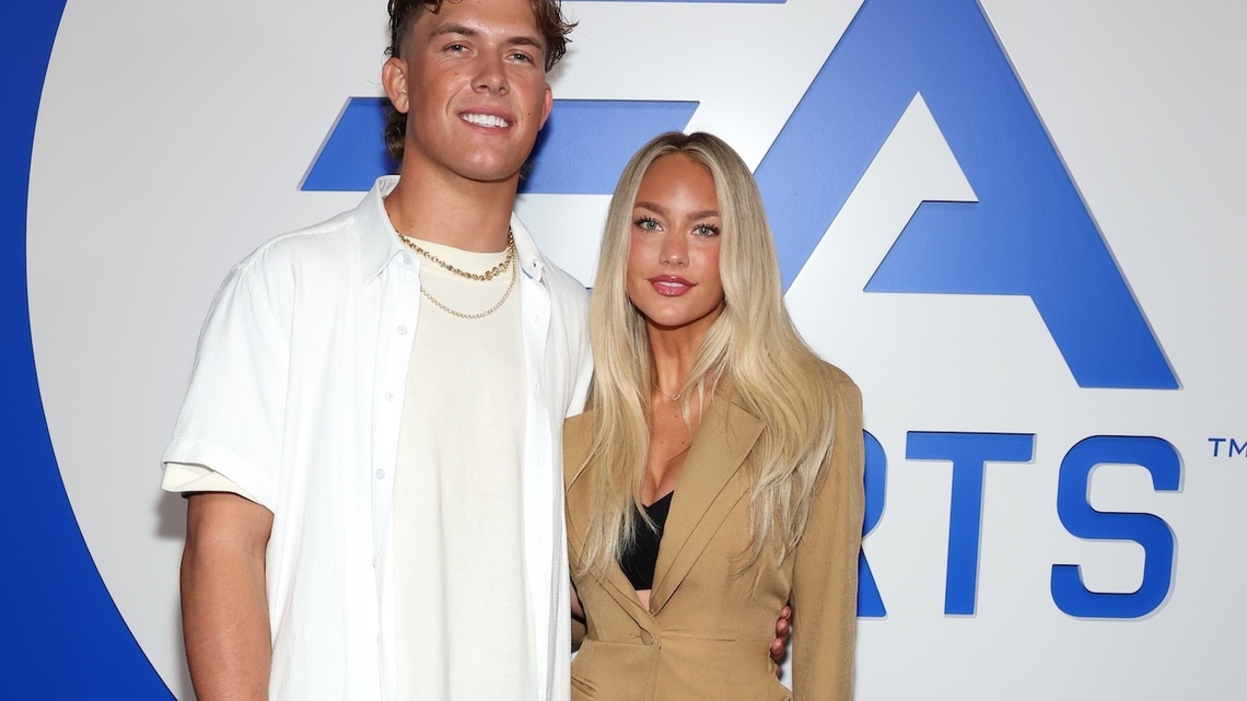Jaxson Dart's Girlfriend Responds to ‘Hate' Over Attending Giants Practice 