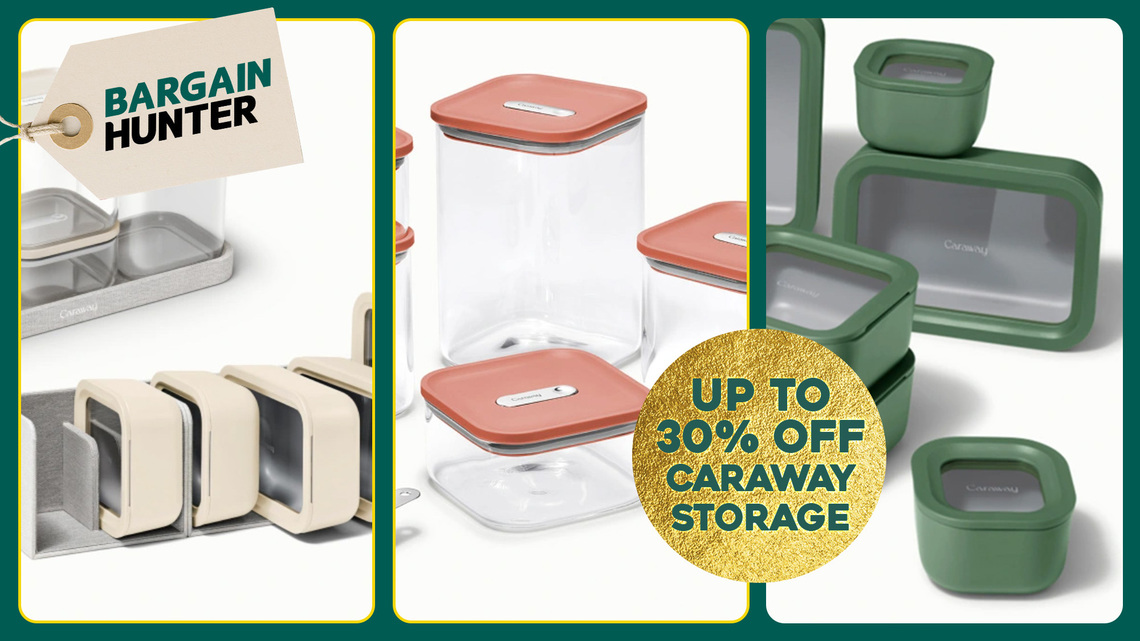 7 Chic Yet Functional Caraway Food Storage Sets You Can Snag for Up to 30% Off 