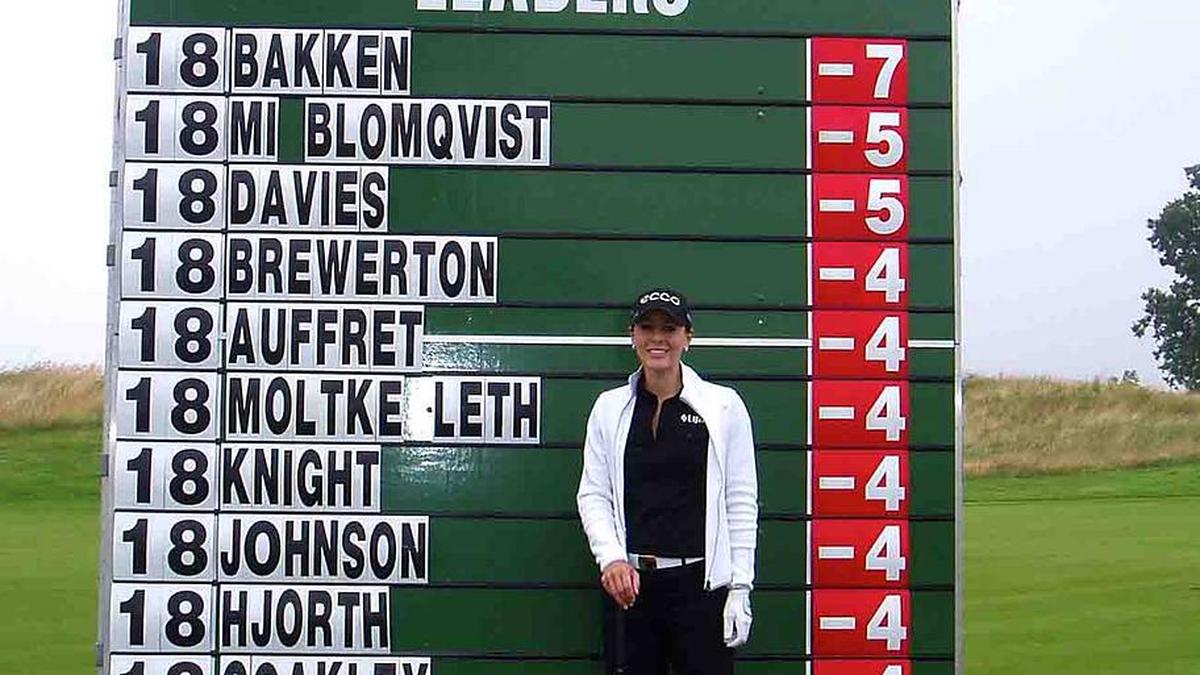  Bakken enjoyed a winning moment on the LET Tour. | Katie Bakken 