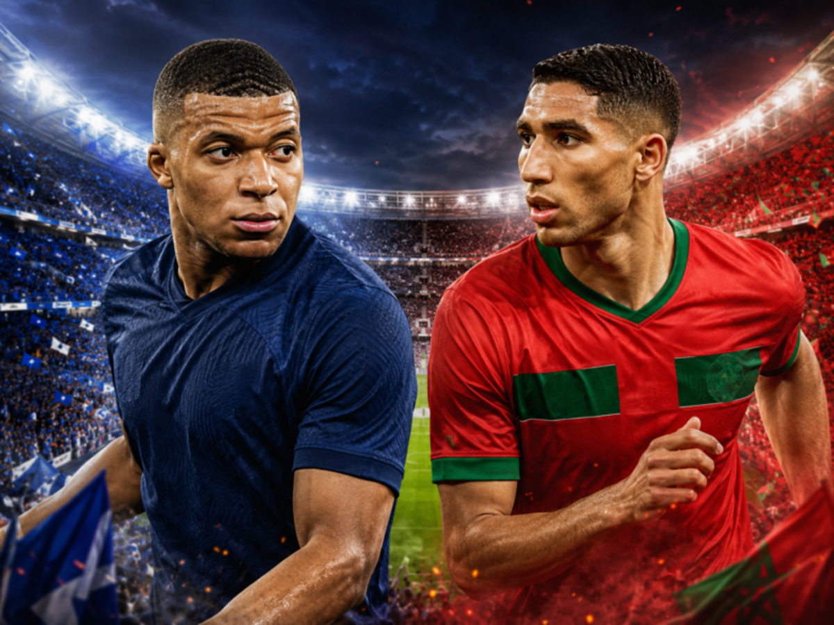  Kylian Mbappé y Achaf Hakimi serán las figuras de Francia y Marruecos por los cuartos de final del Mundial 2026. Imagen generada por Chatgpt.