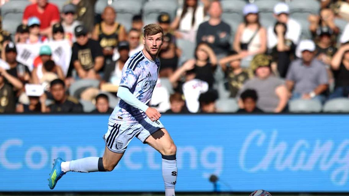  Timo Werner has scored in his last two MLS matches. | Luiza Moraes/MLS/Getty Images 