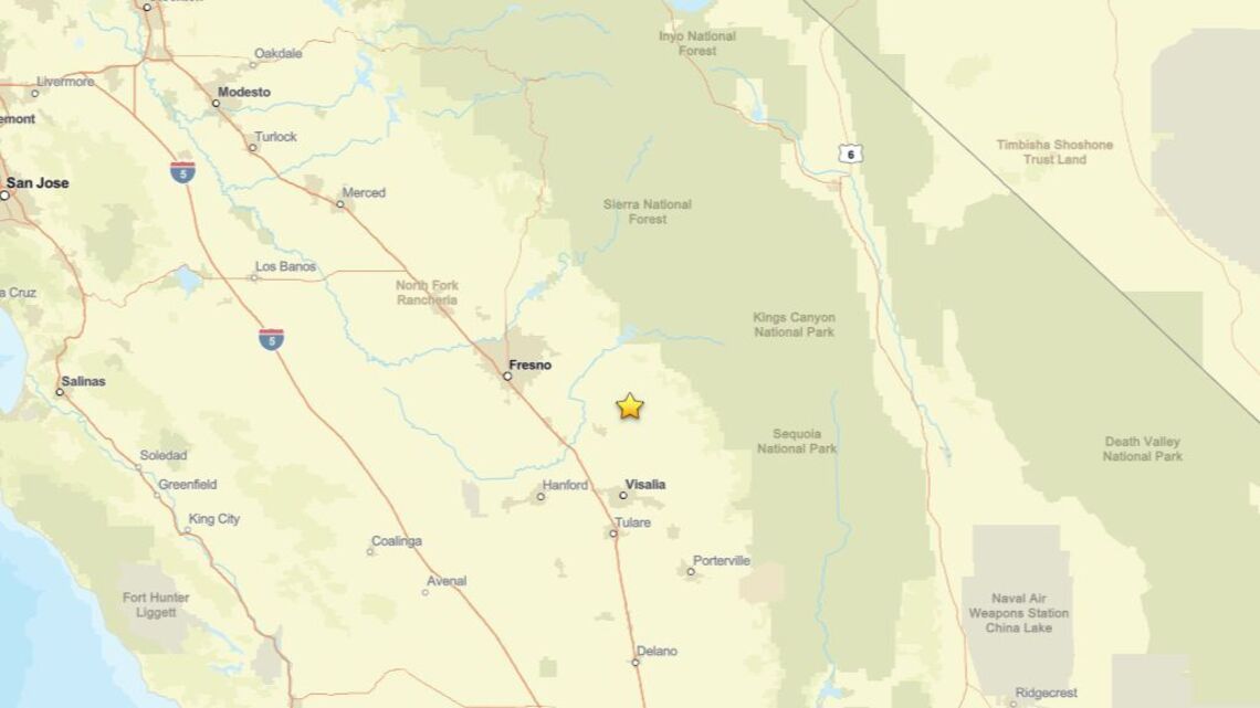 Update: Earthquake rattles region close to Orange Cove, CA on Sept. 24 - 2.5 magnitude registered 