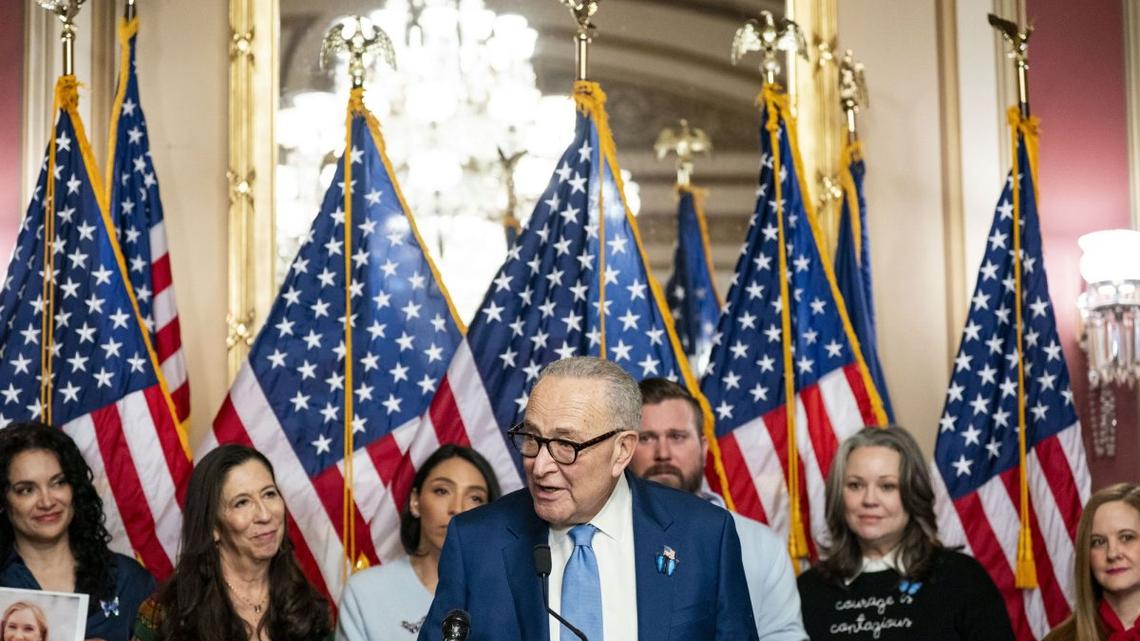 Chuck Schumer announces ‘Virginia's Law' amid Epstein files scrutiny 