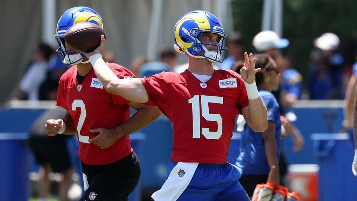 Ty Simpson Has His Strongest Day of Rams Training Camp So Far