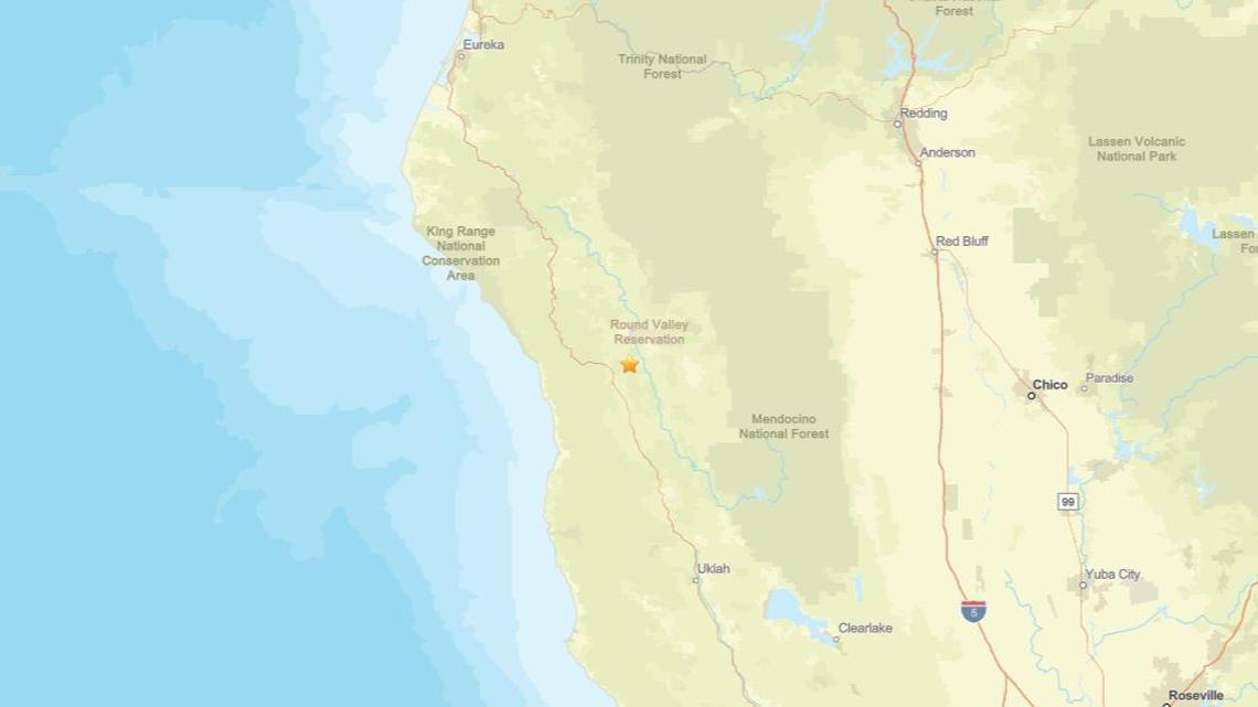 Earthquake measuring 2.6 shakes area close to Laytonville, CA on March 14 