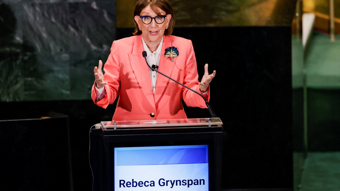 Costa Rica's Grynspan narrowly ahead in race to be next UN chief, sources say