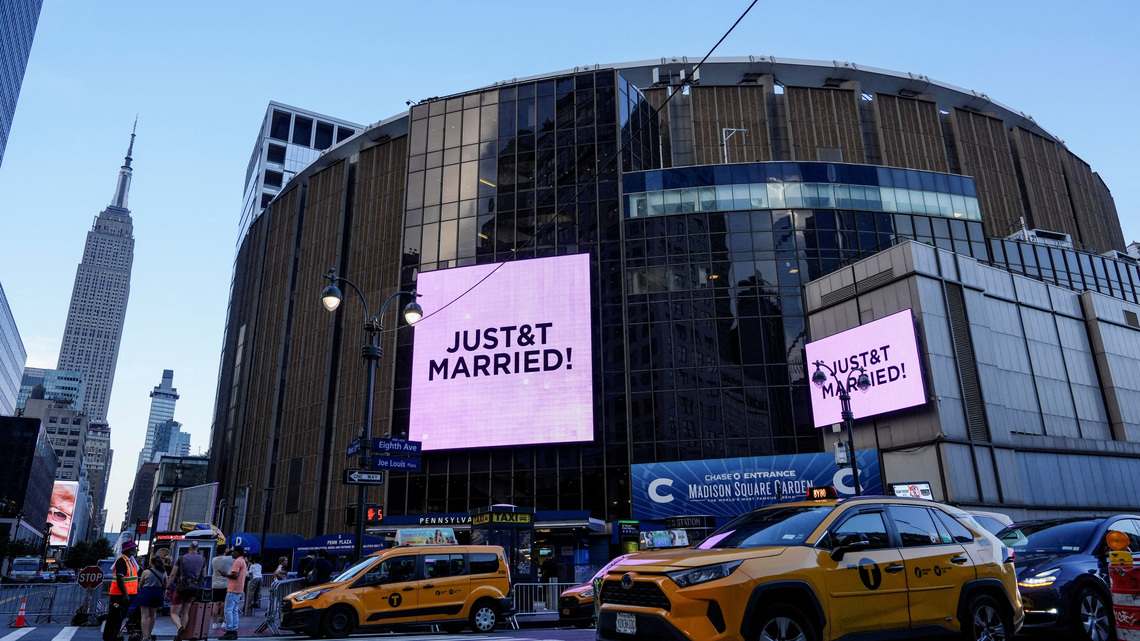 Taylor Swift, Travis Kelce wed in intimate garden inside arena, guests say 