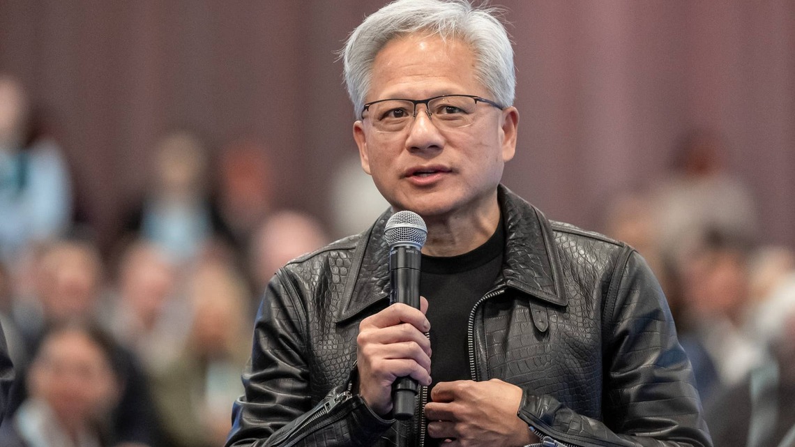 Huang says 1 number in the AI debate isn't science-based at all 