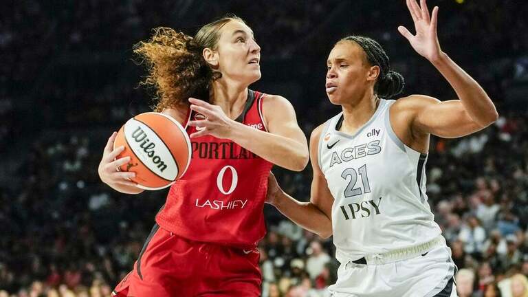 A'ja Wilson, Aces coast to wire-to-wire win over Fire 