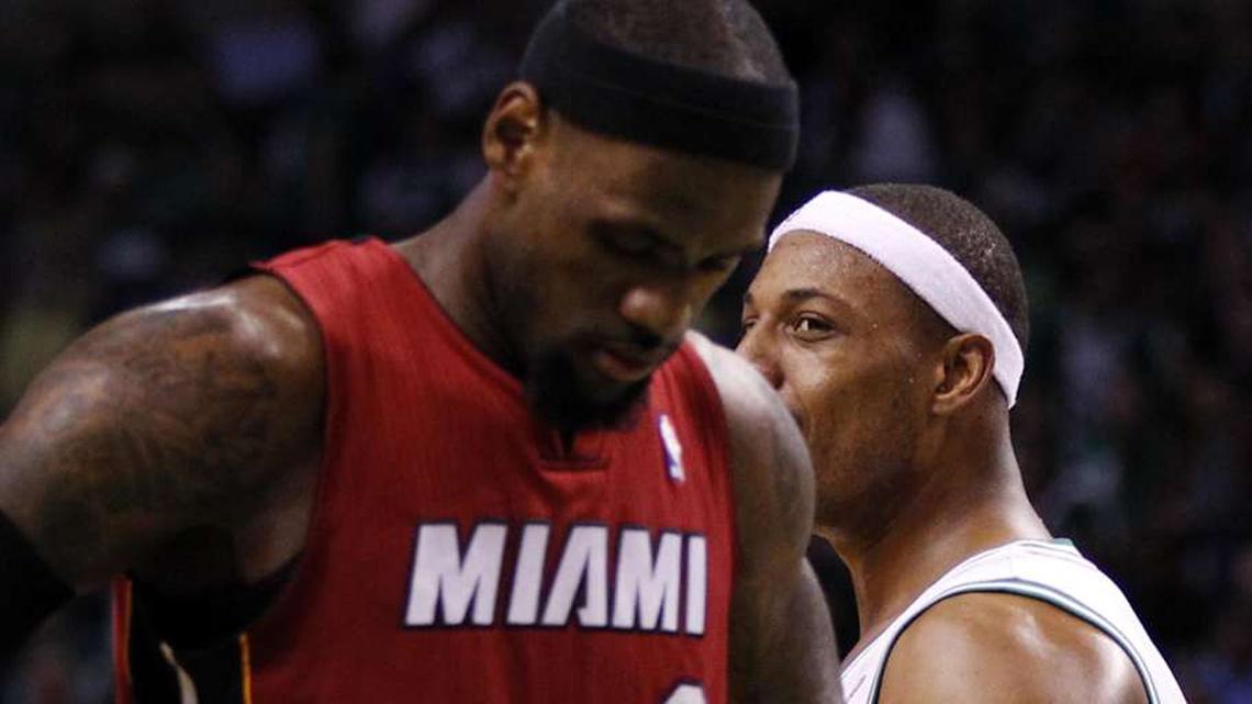 Paul Pierce gives a backhanded compliment to his Miami Heat rivals 