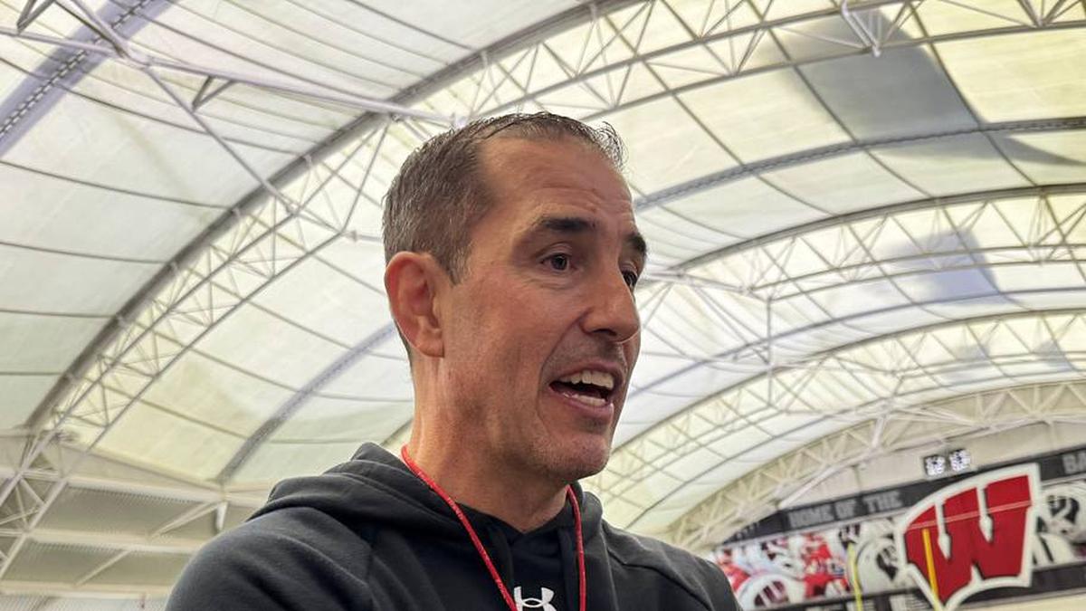  Luke Fickell on first day of spring practice | Lori Nickel / USA TODAY NETWORK via Imagn Images 