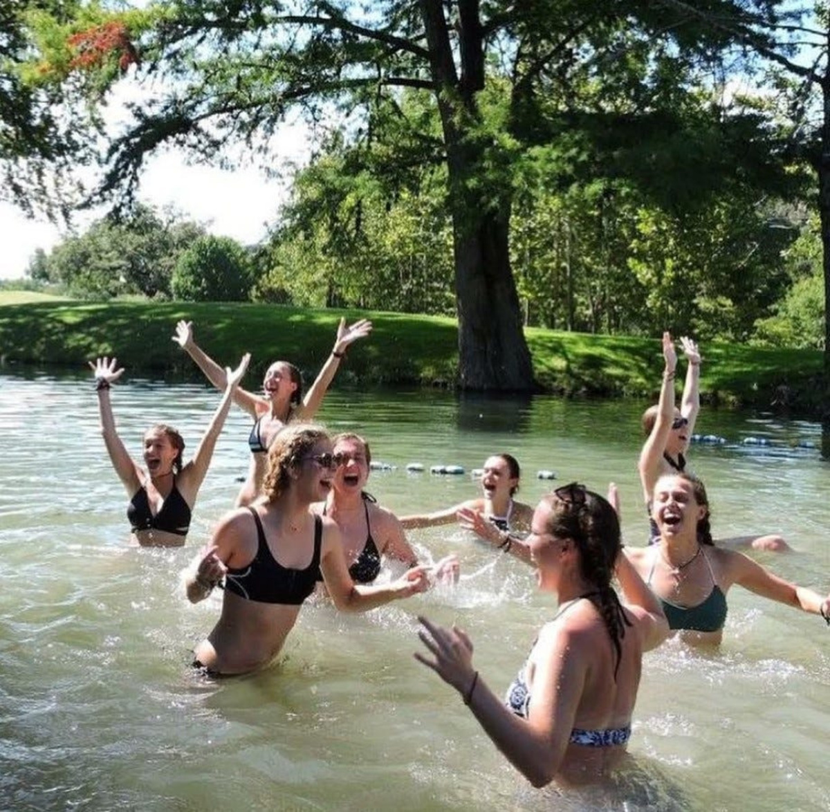 Allie Coates, now in her 20s, spent 13 summers at Camp Mystic in Texas Hill Country and loved getting to swim in the Guadalupe River. She said it was a place where "girls could just be girls."