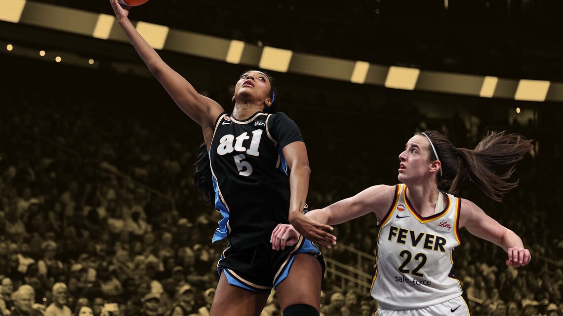 "She has one of the best motors in the league" - Caitlin Clark says it's been fun playing with Angel Reese on Team USA 