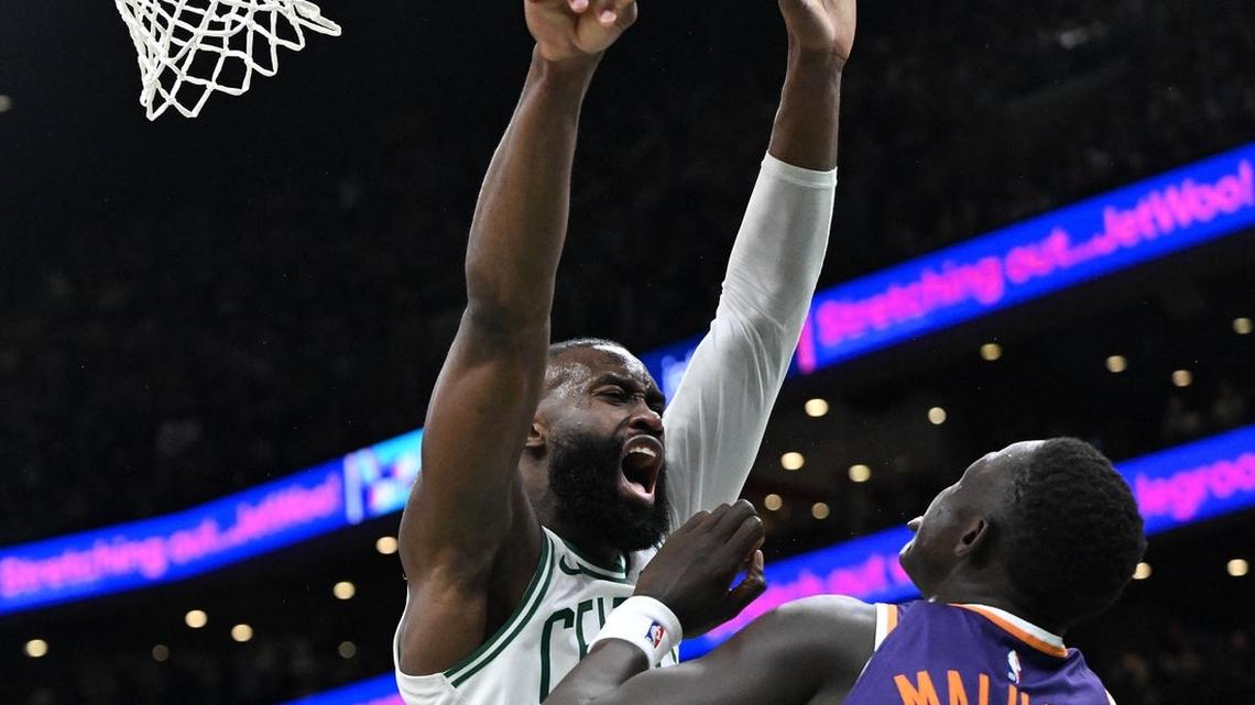 Jaylen Brown's 41-point effort pushes Celtics past Suns 