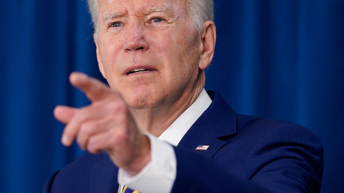 President Joe Biden on Friday in Rehoboth Beach, Delaware.