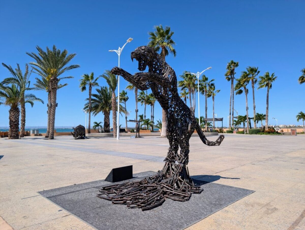  One of the many statues that line the Malecón, La Paz’s waterfront promenade . Photo credit: Cindy Richards 