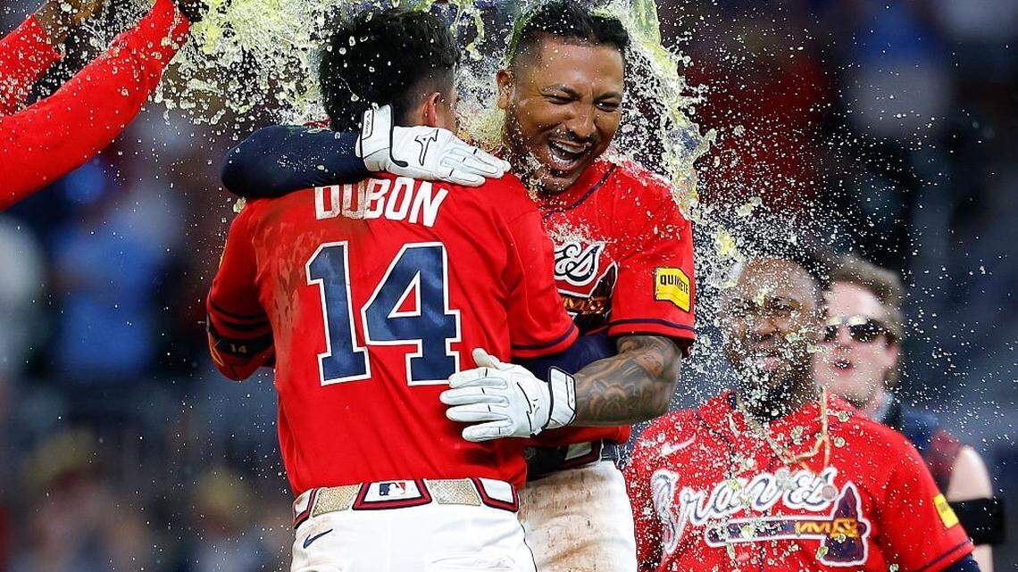 Chadwick Tromp's walk-off hit propels Braves past Nats in 11 