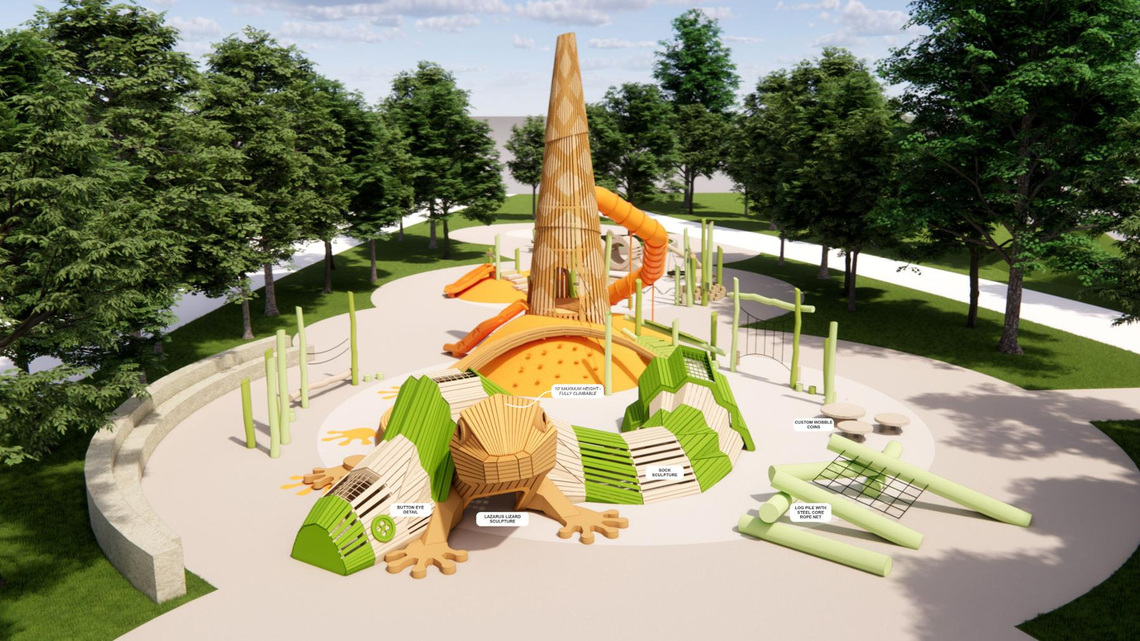 Sawyer Point to get unique 'Lazarus lizard' park