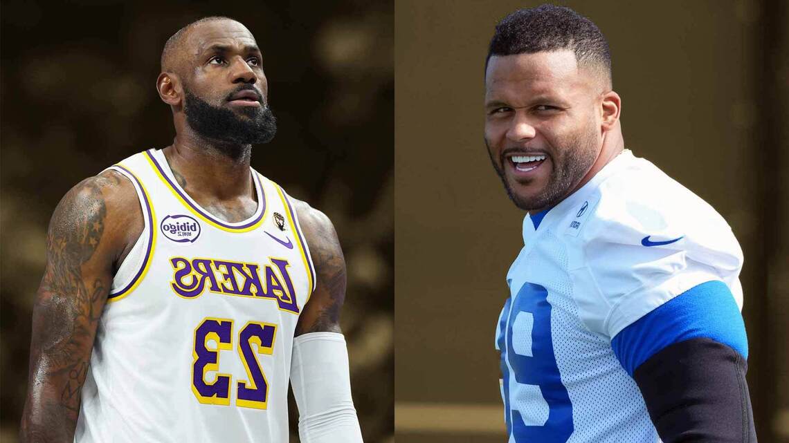 LeBron James on how Aaron Donald changed his perspective on football greatness: "Him and Lawrence Taylor" 