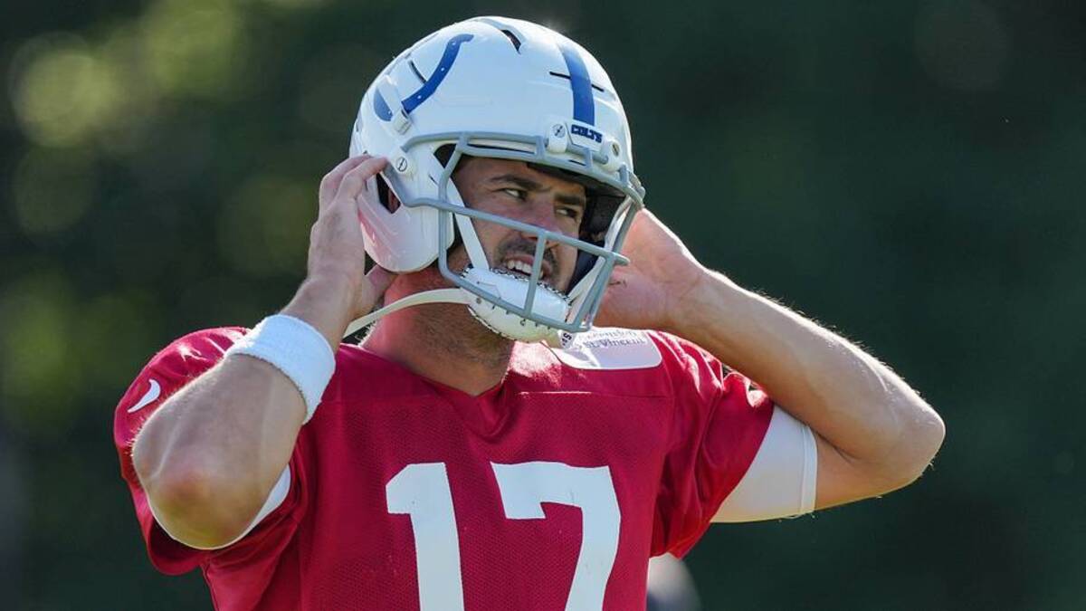  Indianapolis Colts quarterback Daniel Jones is returning from a torn Achilles. | USA TODAY Network via Reuters Connect 