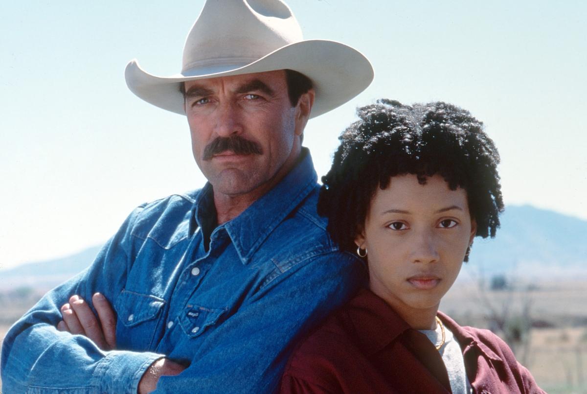 RUBY JEAN AND JOE, from left: Tom Selleck, Rebekah Johnson, aired August 11, 1996.Kelvin Jones / ©Showtime Networks Inc. / Courtesy Everett Collection