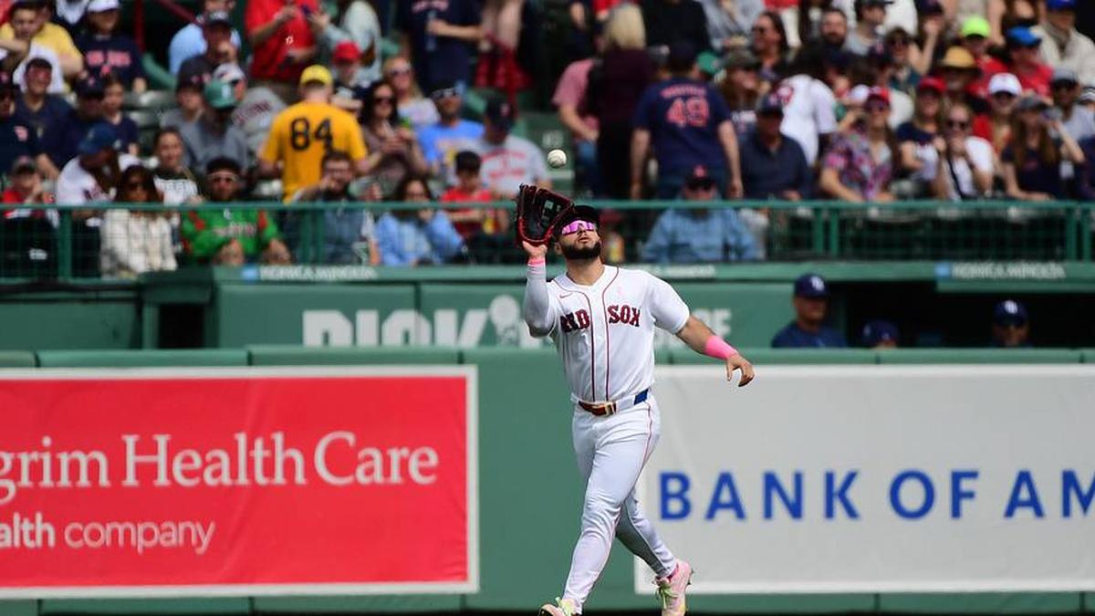  Red Sox right fielder Wilyer Abreu has won back-to-back Gold Gloves. | Bob DeChiara-Imagn Images 